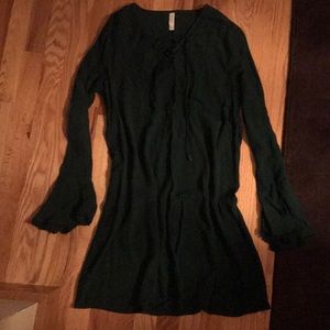 Long Sleeve Emerald dress